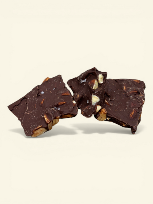 Almond & Sea Salt 65% Dark Chocolate Barks