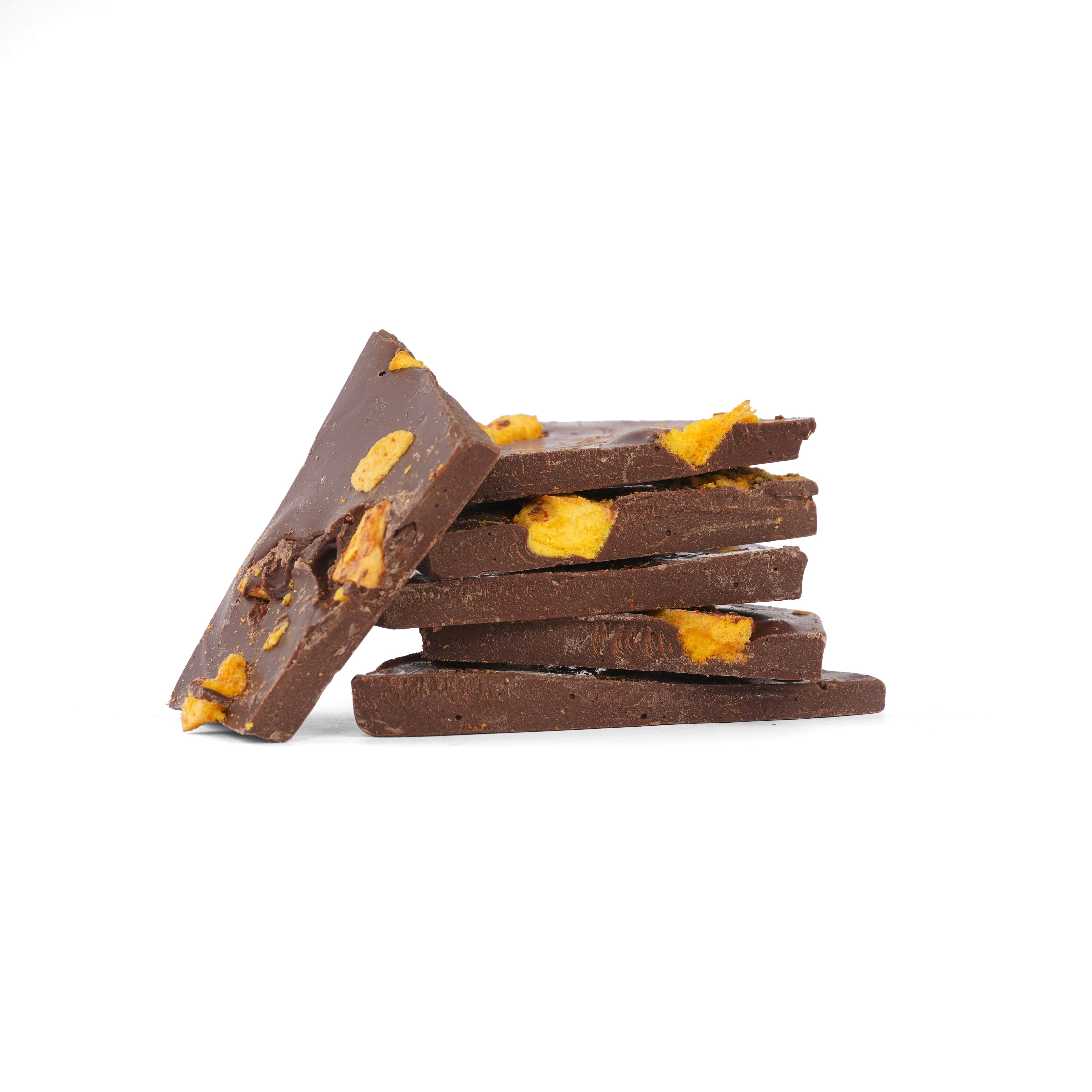 Mango, Cardamom & Chili 61% Dark Milk Chocolate Barks