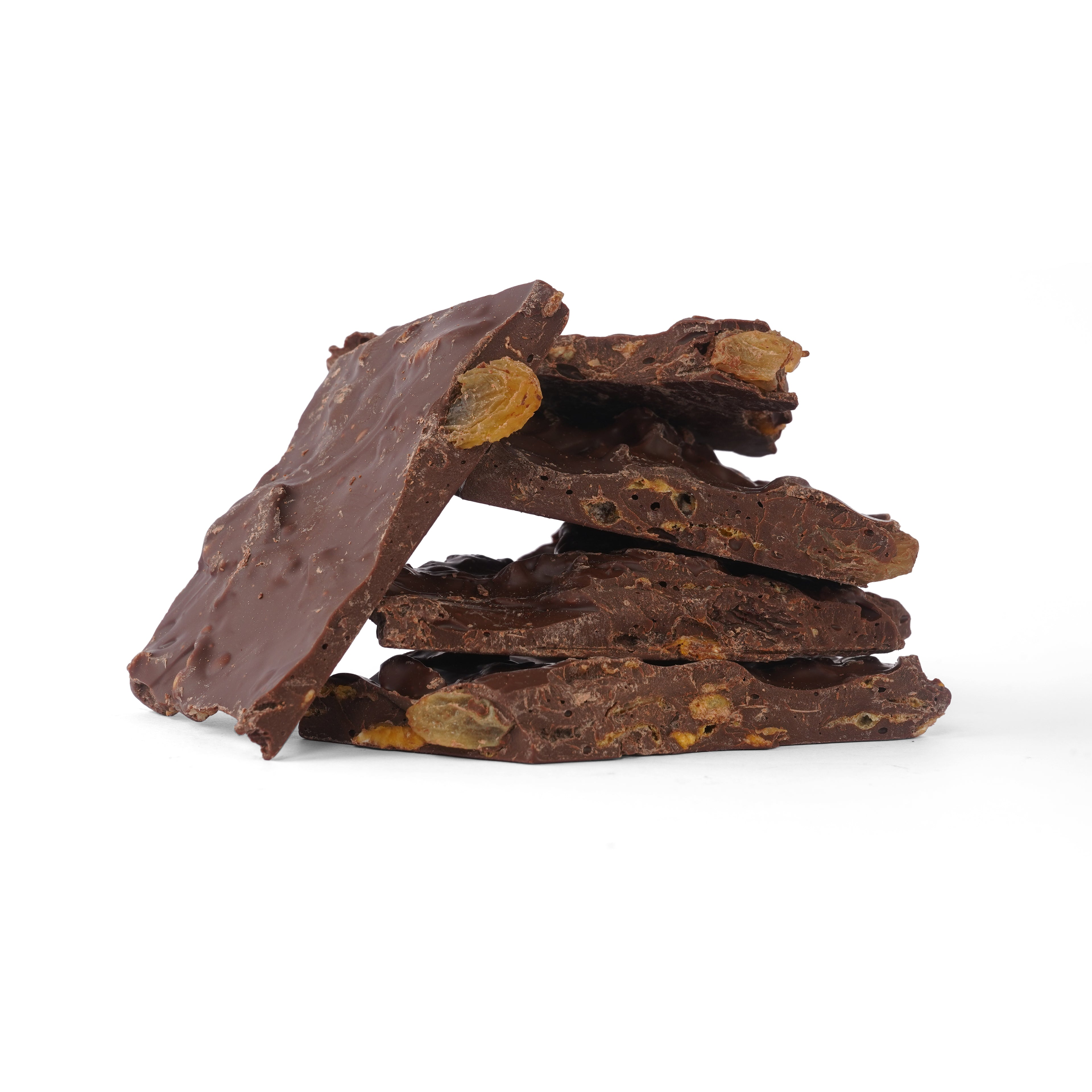 Corn Flakes & Raisins 61% Dark Milk Chocolate Barks
