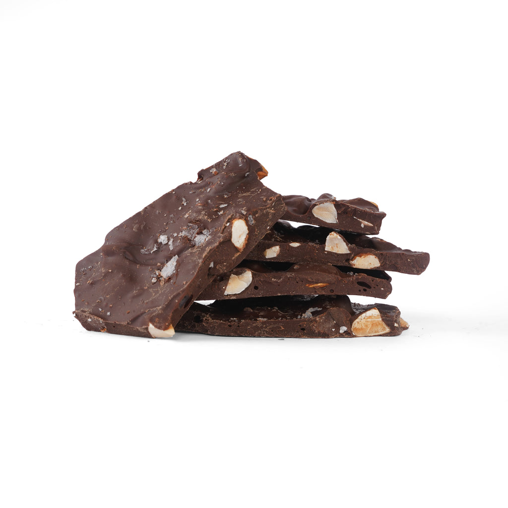 Almond & Sea Salt 65% Dark Chocolate Barks