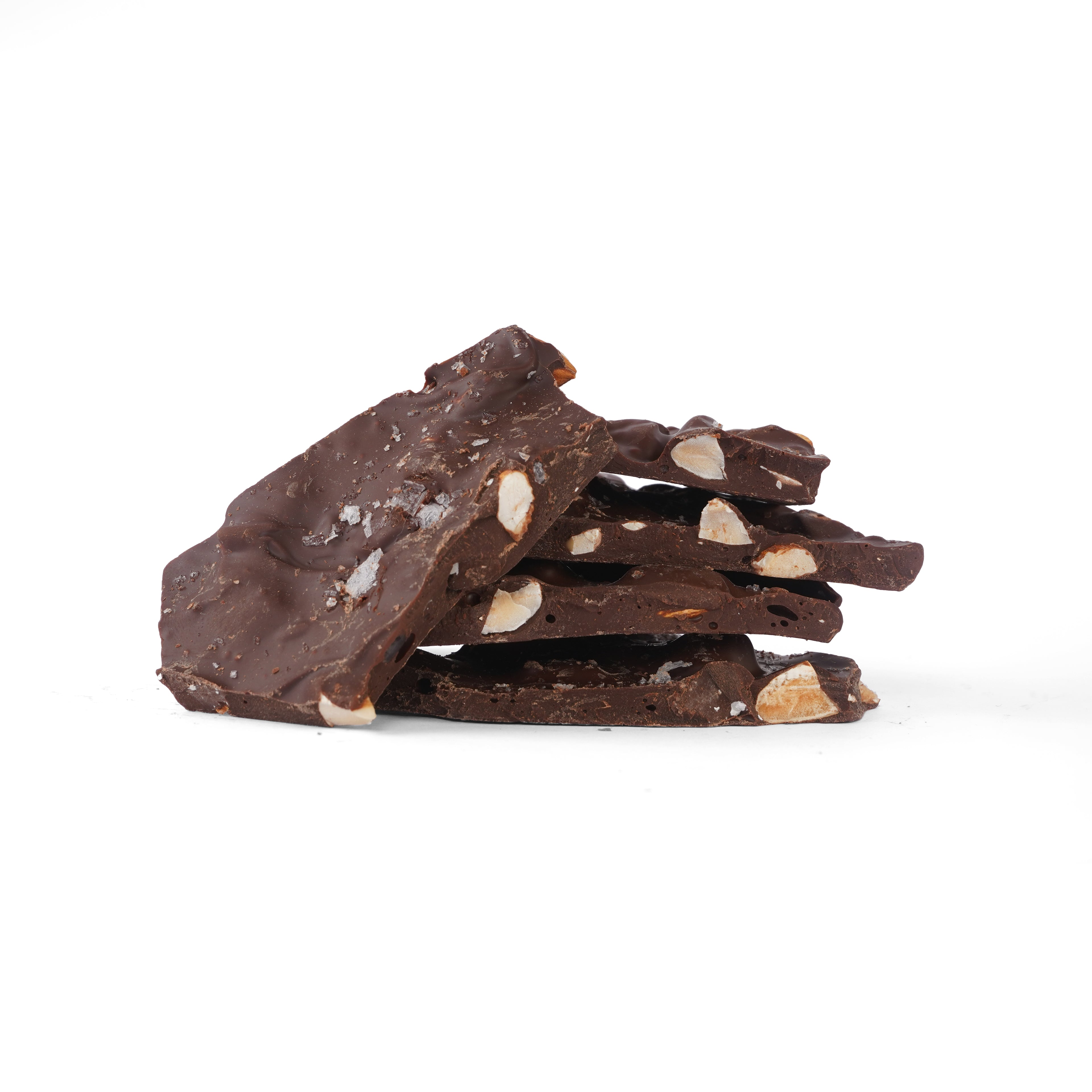 Almond & Sea Salt 65% Dark Chocolate Barks